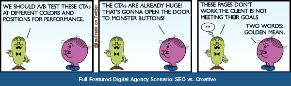 Big Agency Scenario: SEO vs Creative