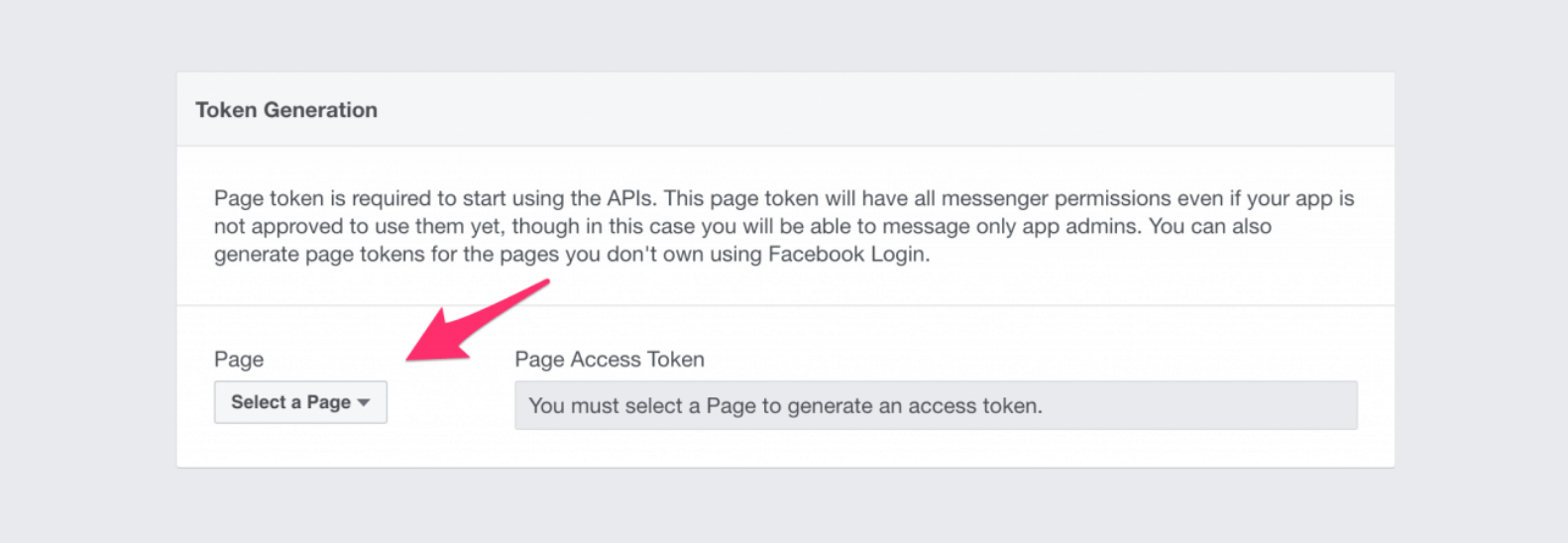 facebook token
