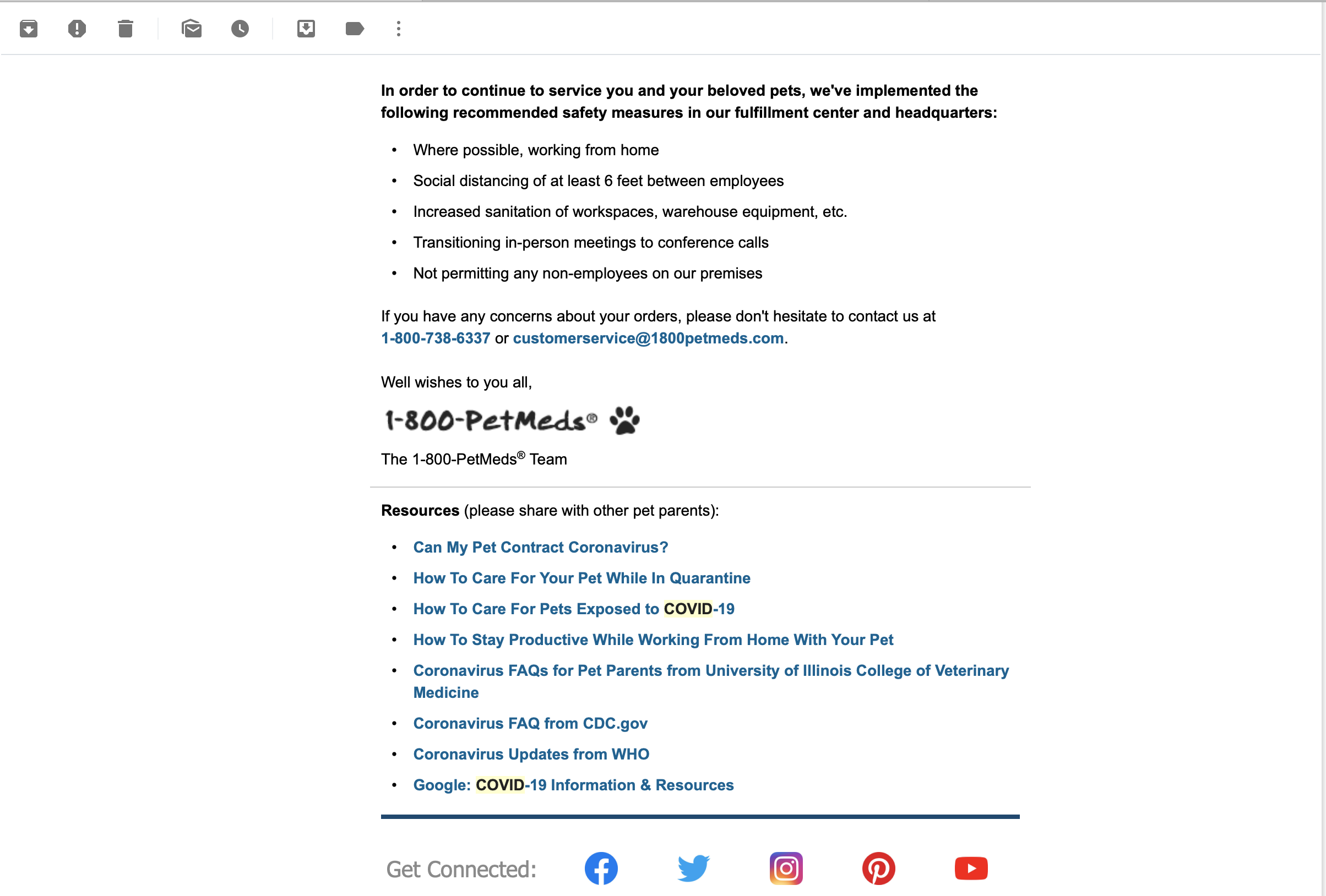 1800PetMeds-Email Resources