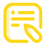write and paper icon