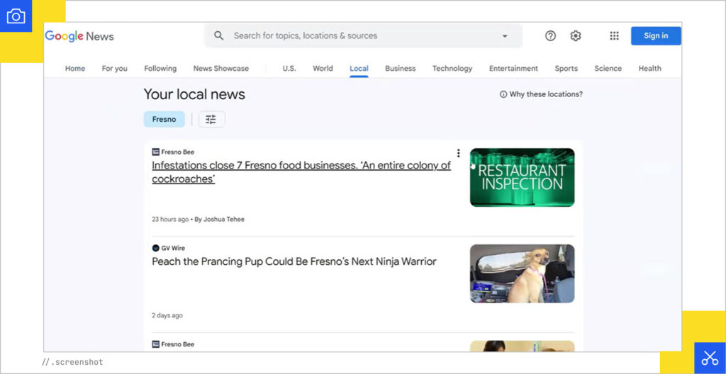 Your local news
