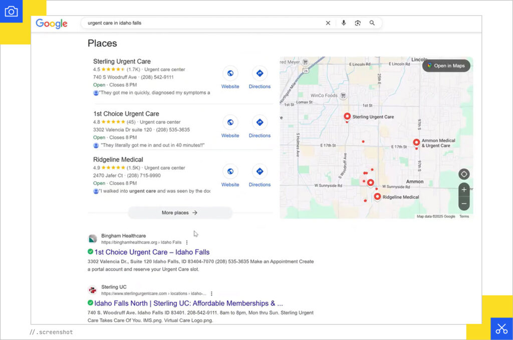 Idaho Falls SERP