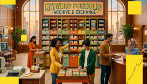 keyword portfolio blog header